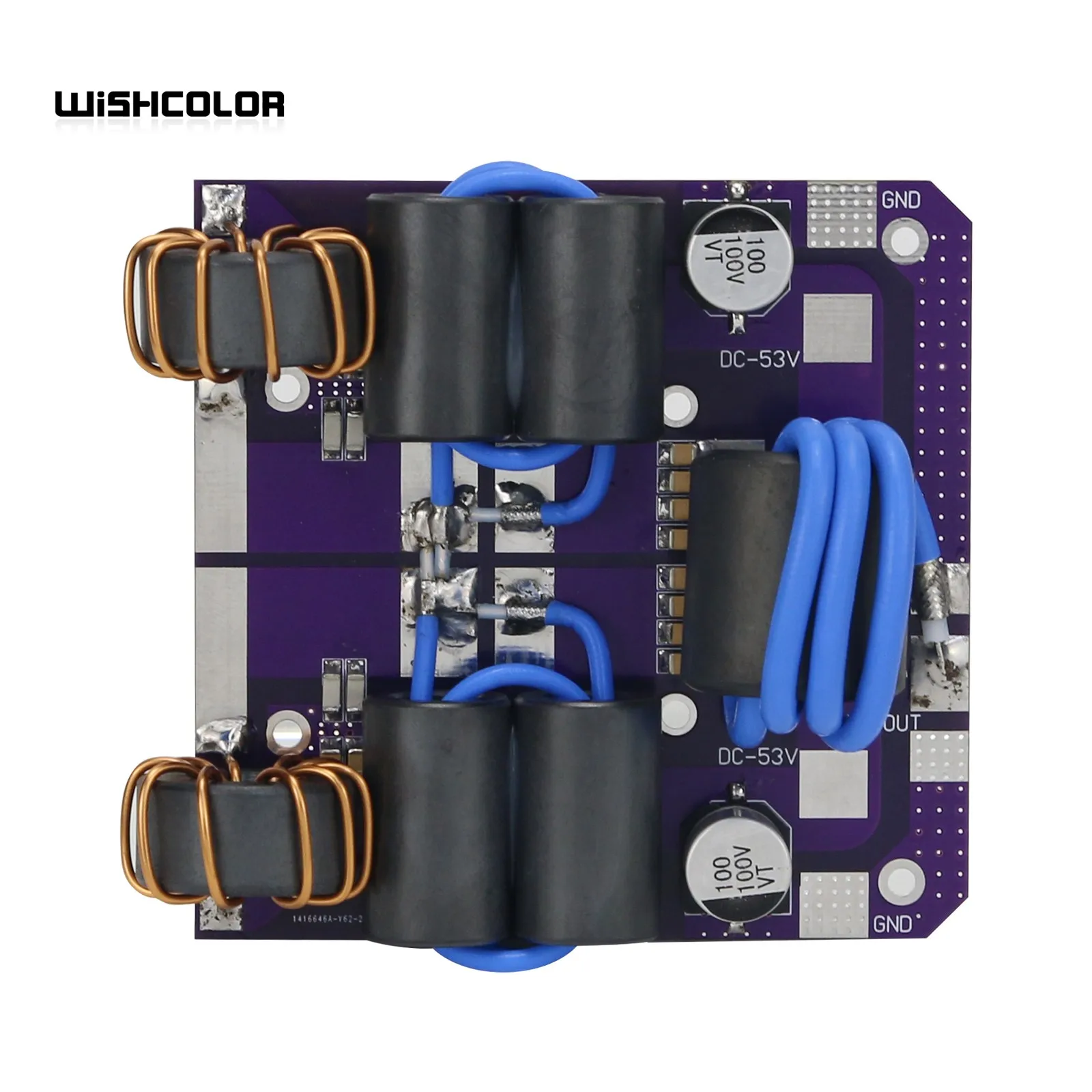 Wish color hf 1200w 1,8 M-54MHz kurzwellen verstärker ssb lineare rf leistungs verstärker platine für transceiver am fm cw ham radiosender – Detail 7