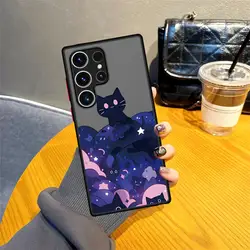 Black Cat Starry Night Phone Case Cover - Galaxy S20 FE (Mix06)