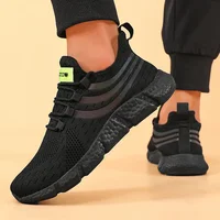 Men Shoes Breathable Classic Running Sneakers for Man Outdoor Light Comfortable Mesh Shoes Slip on Walking Shoes Tenis Masculino - Image 2