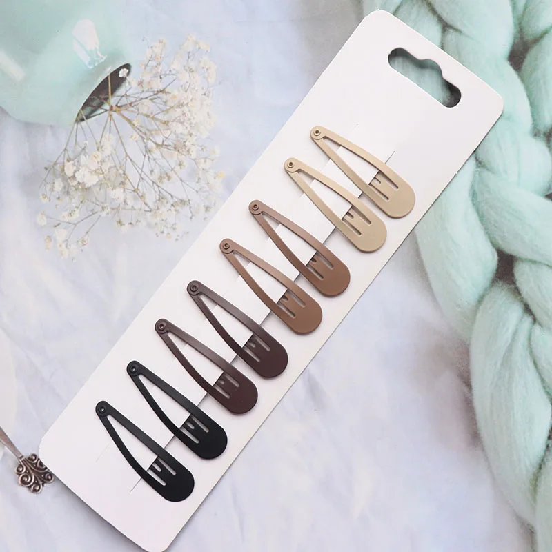 8 Teile/satz Herz Stern Metall Snap Haar Clips Für Frauen Mädchen Haarnadeln Barrettes Rutschte Clip Mode Haar Zubehör Geschenke Großhandel – Detail 7