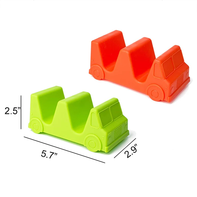 Display Stand for Pizza Cake PP Taco Rack Durable Wave Food Container Mexican Pancakes Rack Kitchen Tool Taco Holder Stand