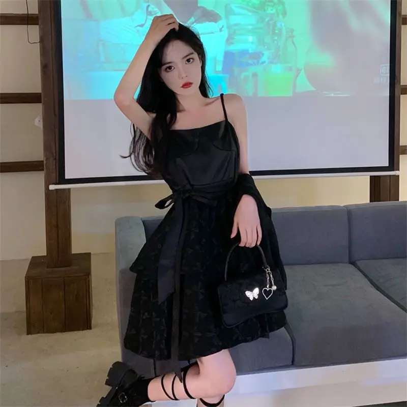 

2023 Women's Dress New Pattern Summer Camisole Sense of Design Easy Show Thinness Leisure Time Free Shipping
