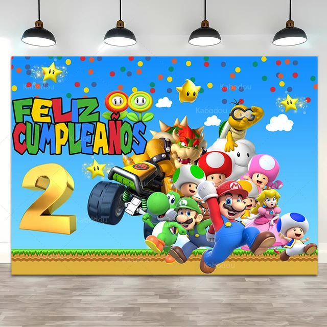 Feliz Cumpleaños Party Mario Bros