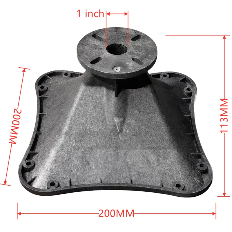 Audio-Horn-Zubehör für professionelle Lautsprecher 200 x 200 x 113 mm, 248 x 248 x 140 mm, 280 x 280 x 159 mm, 1 Zoll oder 1,4 Zoll – Detail 1