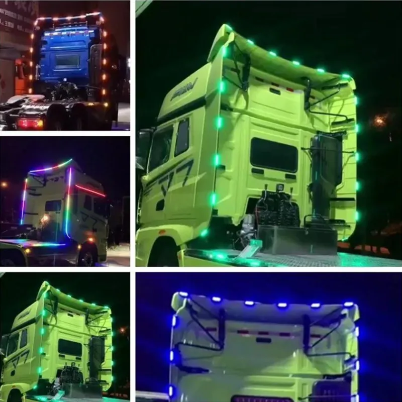 Bande lumineuse LED étanche pour camion et camionnette, 24V, 1.8m, 2m,  2.2m, 2.4m, hayon de camion, doublure de sauna, accessoires de décoration  de toit - AliExpress