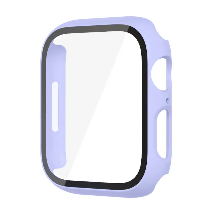 Durable Glass Case for Apple Watch - PC Screen Protector Cover and Accessories