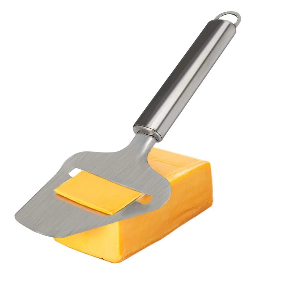 Silver Stainless Steel Cheese Peeler Cheese Slicer Cutter Butter Slice Cutting Knife Kitchen Cooking Cheese Tools