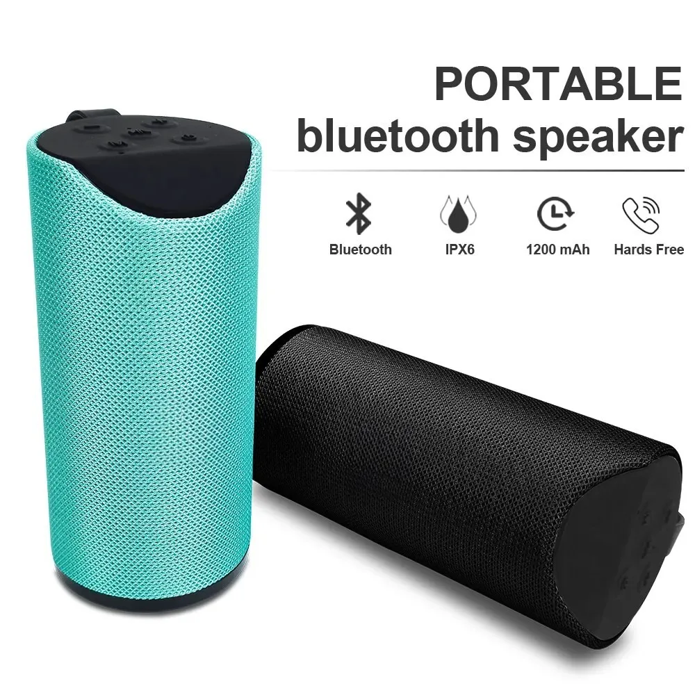 

2023 TG113 Wireless Bluetooth Speaker Small Portable Double Speaker Card Household Outdoor Loud Subwoofer Support FM Radio TF