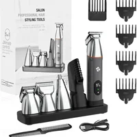 Resuxi LK-881 Waterproof Electric Shaver Home Men's Multifunctional Electric Hair Clipper Nose Hair Trimmer Set 1