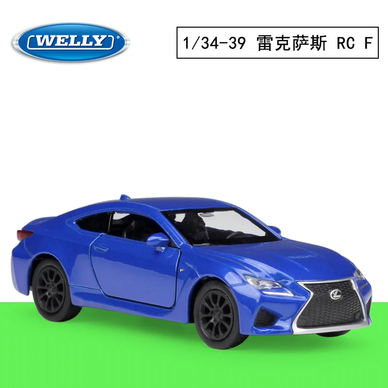 

WELLY 1:38 Lexus LEXUS RC F Simulation Alloy Car Model Boys Cool Cars Model Toys For Kids 14+y Birthday Festive Funny Gifts