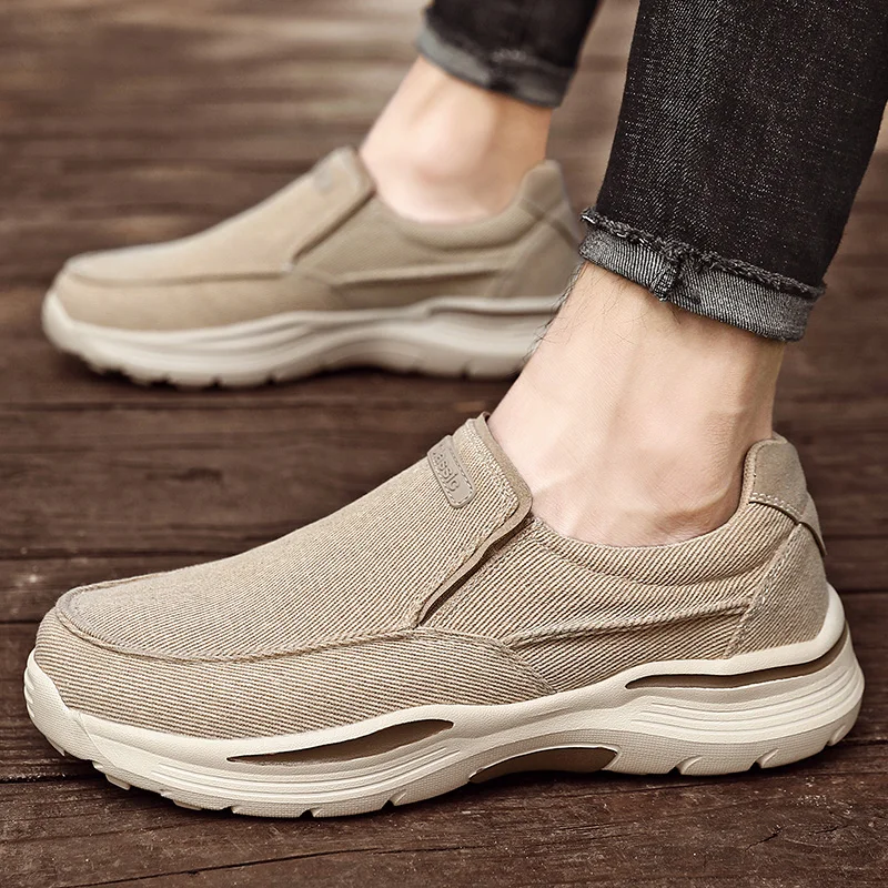 

Men's Casual Shoes Canvas Breathable Loafers Male Comfortable Outdoor Walking Shoes Classic Loafers Sneakers