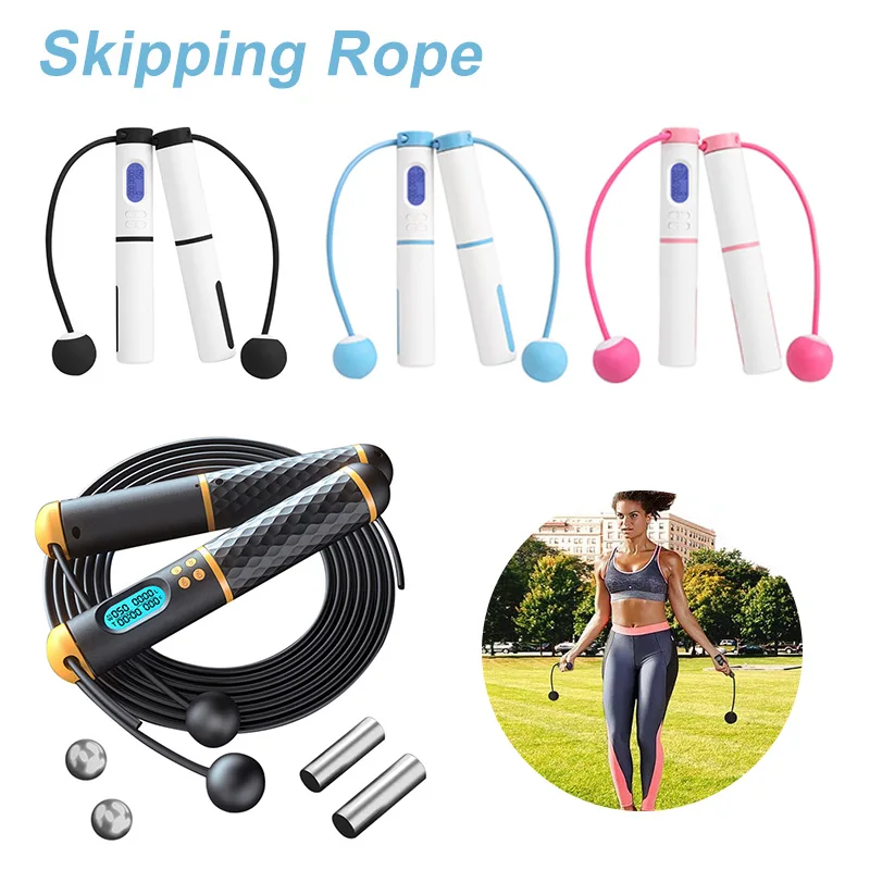 Smart-Skipping-Rope-with-Digital-Calorie-Counter-Weight-Bearing ...