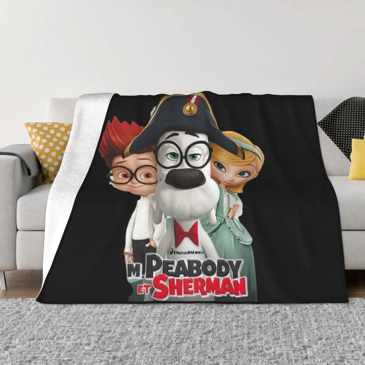 

Mr Peabody And Sherman одеяло зимние кровати рождественские подарки одеяла