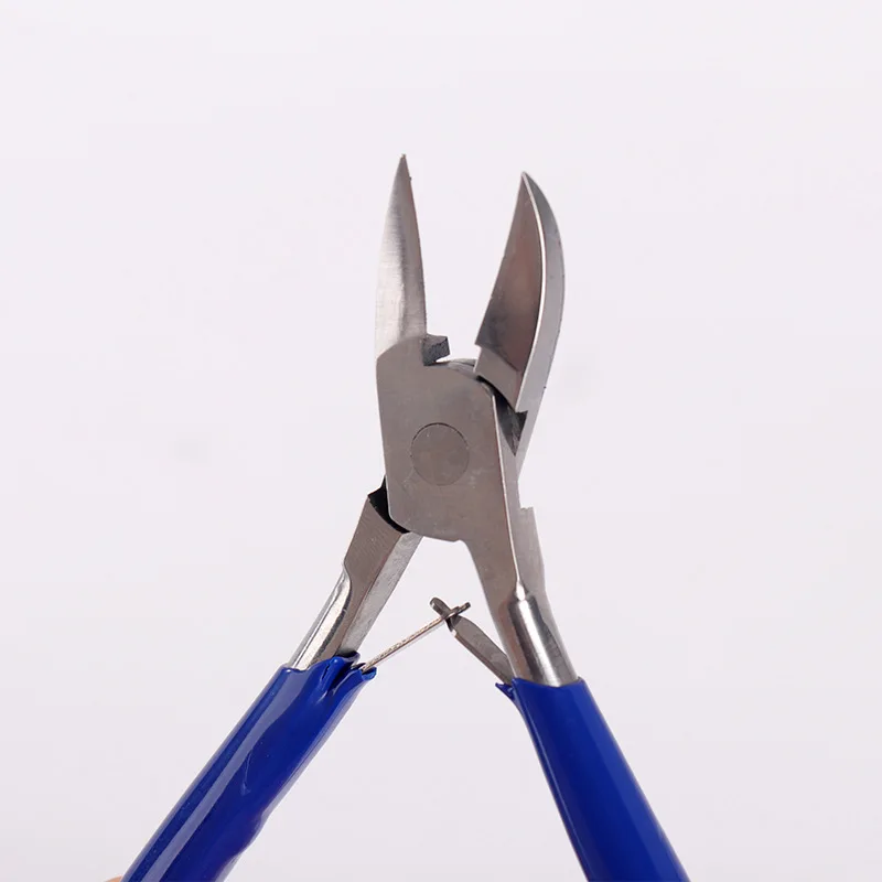 

Миниатюрные плоскогубцы, кусачки с изогнутым ртом, заостренный нос, ручная работа, кусачки для ювелирных изделий, инструменты «сделай сам», аксессуары