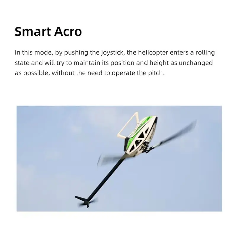 GPS Remote Control Single Propeller Stunt Helicopter