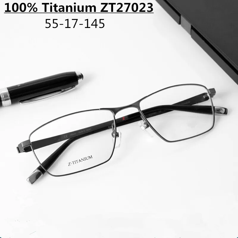 Japanese Brand Pure Titanium Glasses Frame Men Square Business