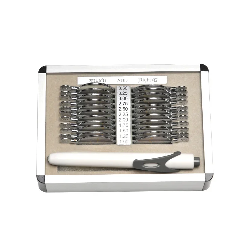 Ophthalmic equipments progressive multi-focus lenses trial lens set