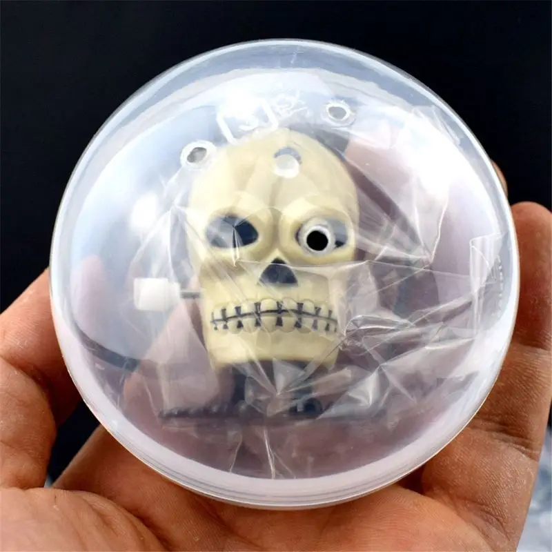 

YYDS Baby for Creative Egg Wind-up Toy Halloween Supplies Easter Gift Tool Skeleton