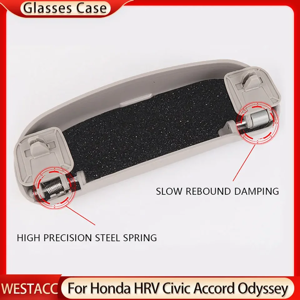 Pour Honda CRV CR V City Civic HRV HR V Fit Jade Accord Odyssey 2012 , étui De Porte-Lunettes De Soleil De Voiture Boîte à Lunettes