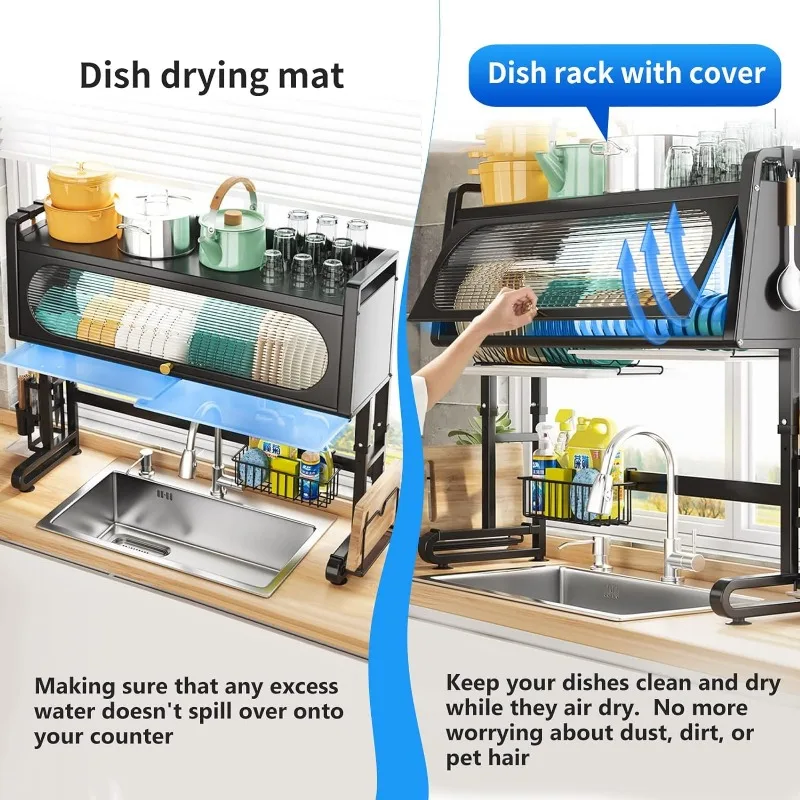 How to make a DIY over the sink dish rack - Engineer Your Space