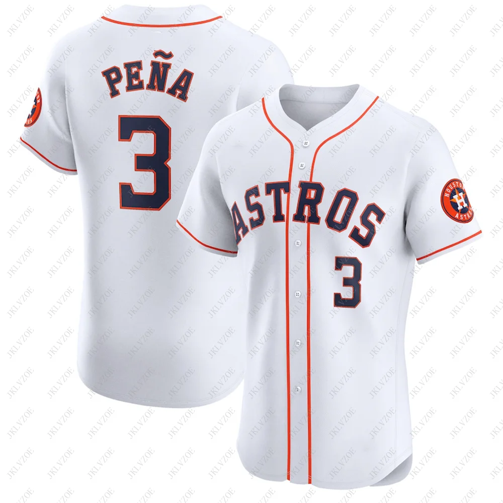 Hot Men Houston Astros Kids Adult Baseball Jersey Male Top T Shirt Train Boys Tee Children Uniform Clothes Team Clothing /25