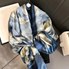 Spring Scarf Women's Luxury Design Scarf Silk Smooth Scarf Soft Muslim Headband Shawl Beach 85x180cm 1