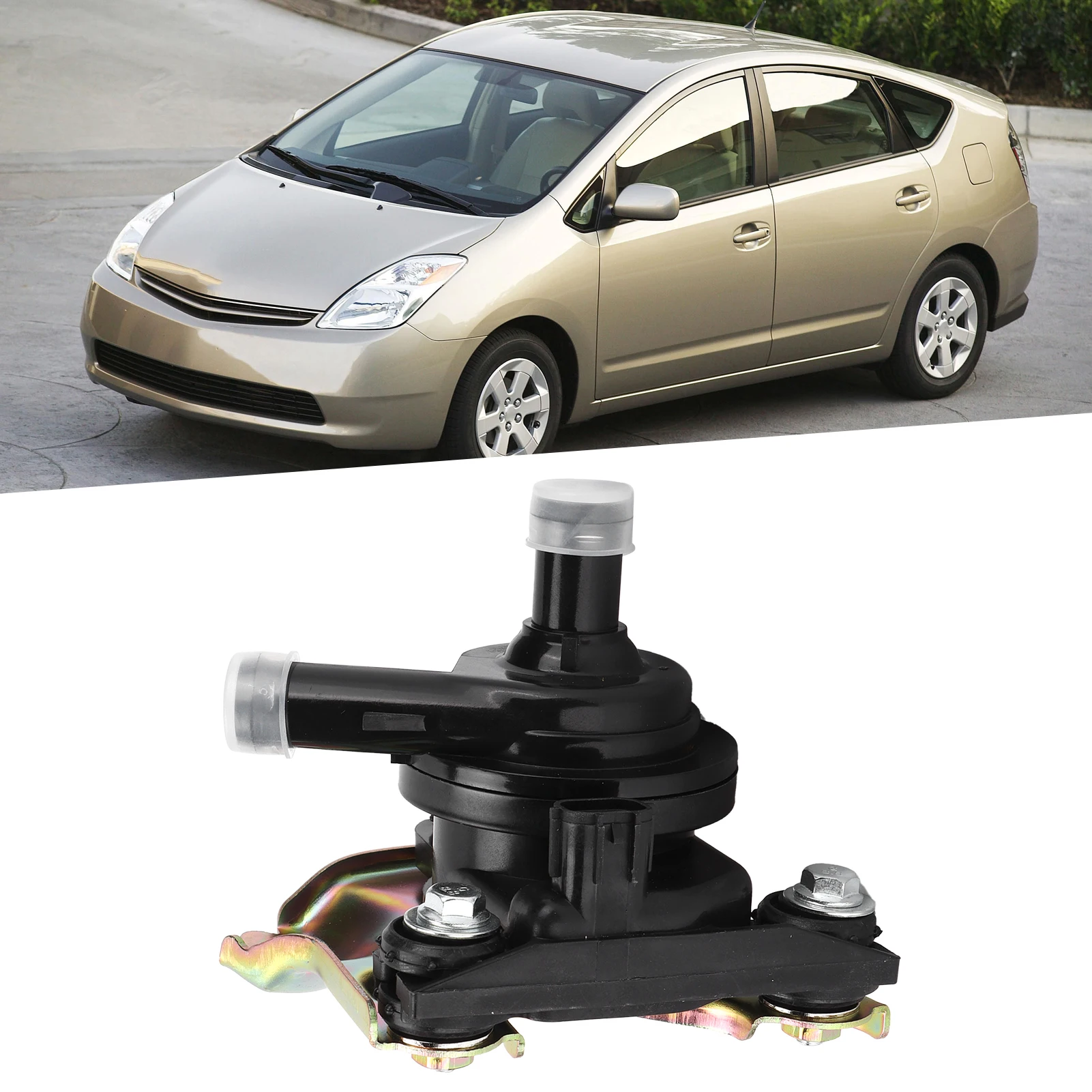 

Car Electric Inverter Water Pump Metal 0400032528 Replacement for Prius 2004‑2009