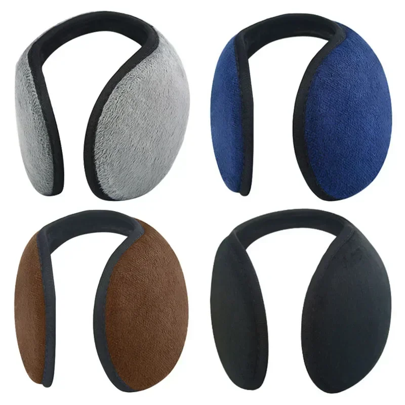 Winter Men and Women Cold Protection Earmuffs Solid Color PracticalKeep Warm Plush Aldult Ear Mask Wholesale