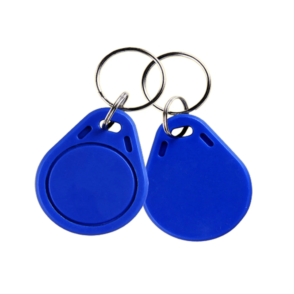 10pcs 125KHz T5577 Keyfobs Rewritable Duplicate Tag 5200 Proximity Copy Access Card ID Token Ring RFID Cloner Keychain 5