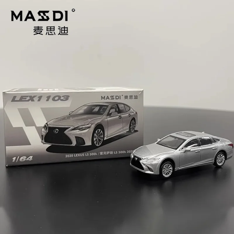 새로운 재고 Masdi 1:64 Lexus Lc500h 클래식 자동차 시뮬레이션 합금 미니어처 다이 캐스팅 원피스 모델 맞춤 장난감 컬렉션 선물