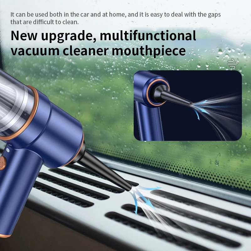 8000PA Wireless Car Vacuum Cleaner Blowable Cordless Handheld Auto Vacuums Portable Dual Use Mini Vacuum Cleaner For Car Home