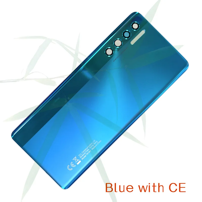 TCL 20 프로 5G T810H 용 유리 배터리 커버 수리 교체, 후면 문짝 휴대폰 후면 케이스, 6.67 인치