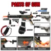M416 High Speed Electric Gel Balls Gun Toys,Automatic&Manual Dual Modes Water Bullets Blaster,Perfect for Outdoor Games/Gifts 3