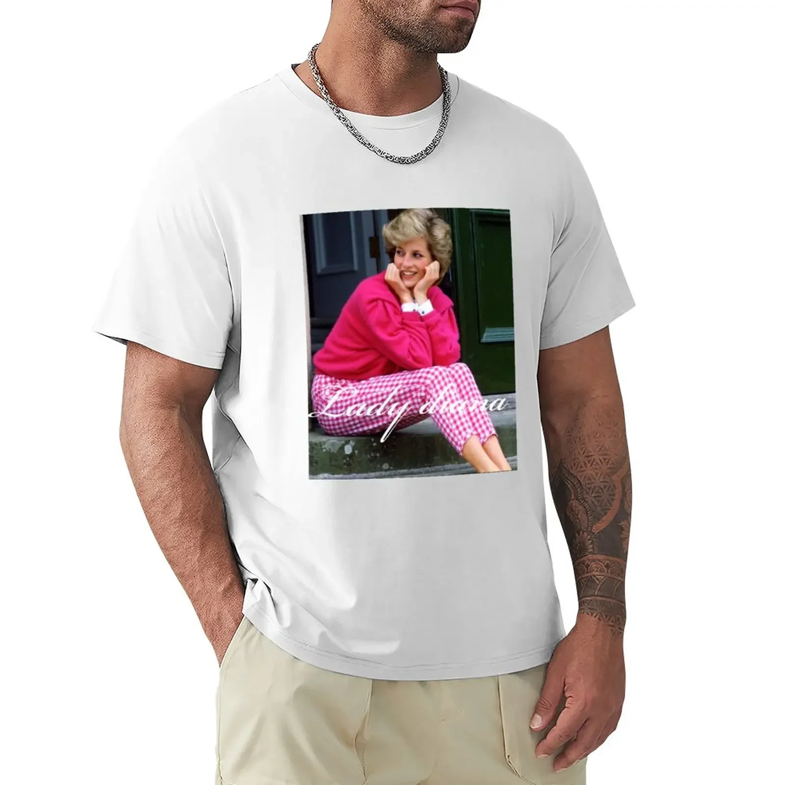 

Lady diana princess T-Shirt graphics sports fans summer clothes black t shirts for men