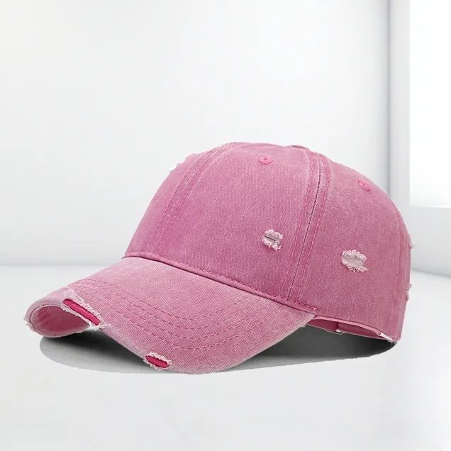 Retro Distressed Baseball Cap for Women Washed Cotton Trucker Hat Adjustable Baseball Hats Men Outdoor Sports Travel Hat 6