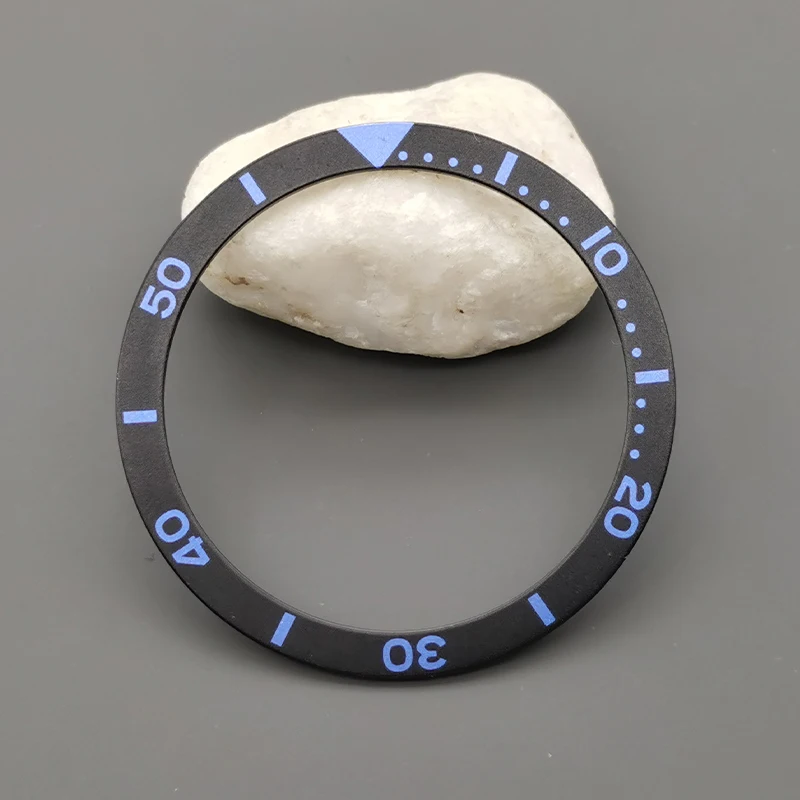 39mmx32mm Aluminum Bezel Insert Fits SKX 6105 6309 Turtle Watch Cases NH35 NH36 Case Watch Ring Mod Replace Parts