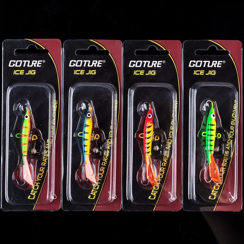 Goture 2024 Hot Ice Fishing Lure Balancers Professional Winter Jig Wobblers Bait for Trout Bass Pike Carp for Fishing Pesca