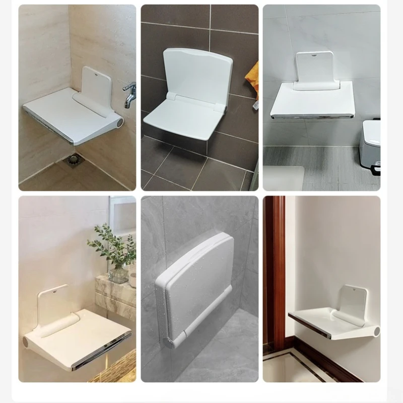 Plastic Stool Folding Standing Plate Chair Bathtub Bathroom Furniture Mobile Washbasin Cabinet Moveis Para Casa Toilet Bed