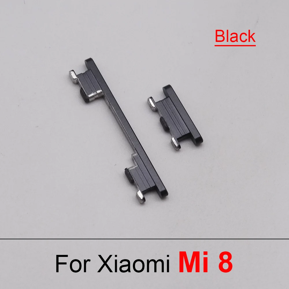 For Xiaomi Mi 8 Mi8 Power On/Off Volume Up Down Switch Side Buttons Key Replacement Part 1set
