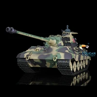 Gifts HENG LONG 1/16 Scale 7.0 2.4G Plastic German King Tiger RTR RC Tank Model 3888A Tracks Idlers Machine Gun BB Unit TH17517 2