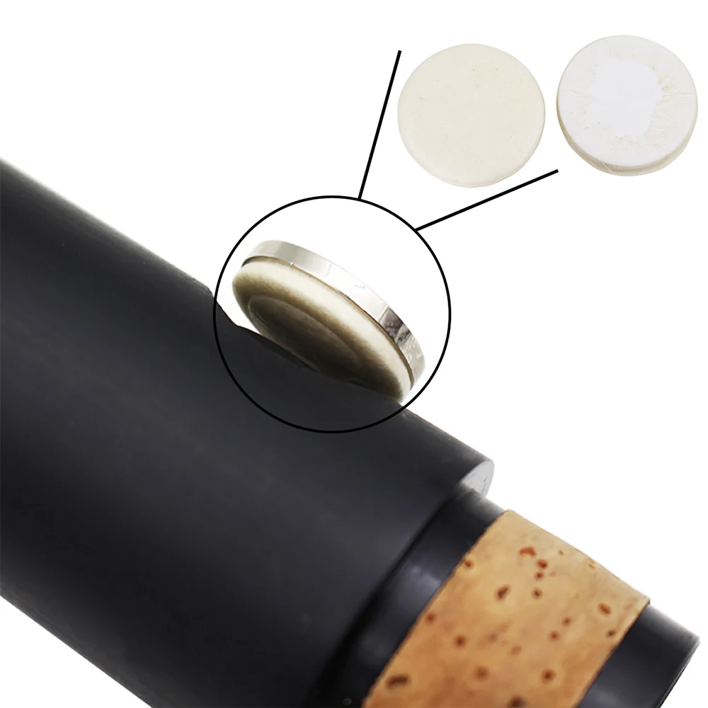 Clarinet Accessories 17Pcs/Set Clarinet Pads Cork Cushion Durable Leather Pad Clarinet Button Pad Replacement Woodwind Musical Instrument Accessories