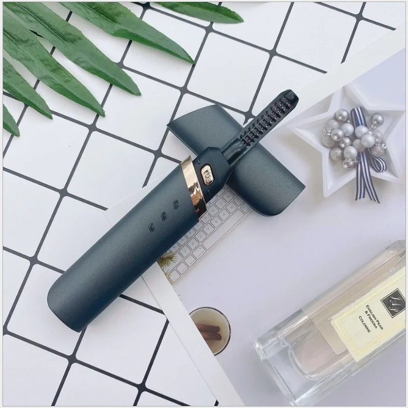 1081 Private Label 3d Magnetic With Rose Gold Mini Electric Makeup Sets Tools Plastic Heated Eyelash Curler eyelash curler