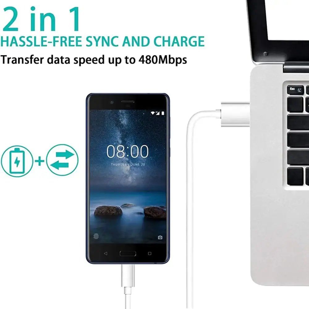 2.4A 1M TPE Type C USB A Fast Charging Data Cable Charger For Samsung Xiaomi Huawei Mobile Cell Smartphone USB-C Quick Cord Line S86cc491af48441e28deff99d0246620bN