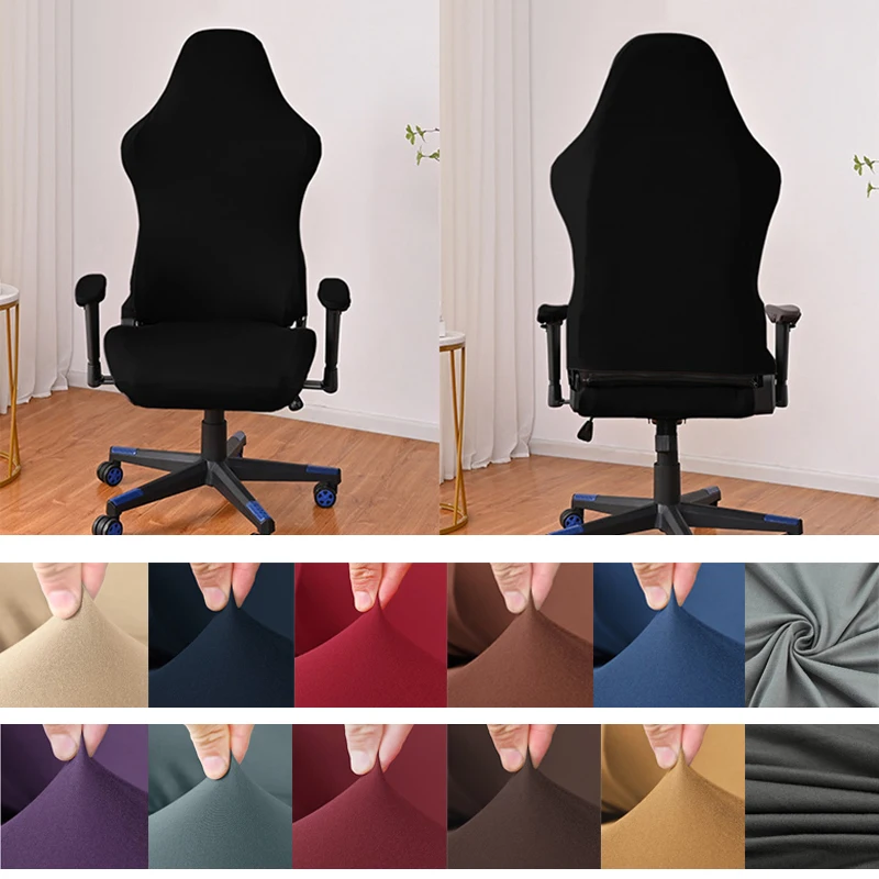 Funda elástica de LICRA para silla de Gaming, sillón de cubierta protectora  para oficina, ordenador