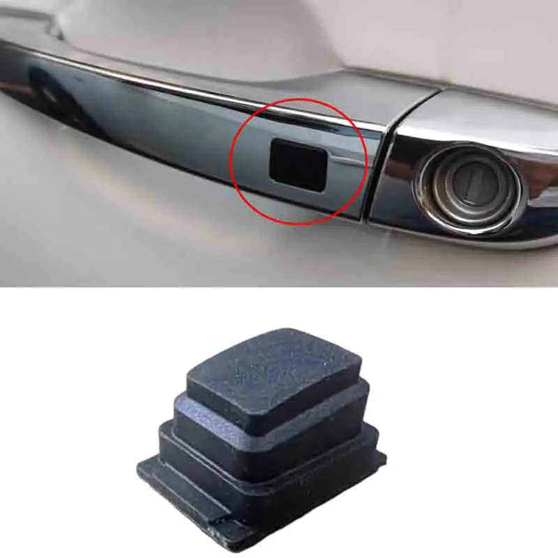 Poignée de porte extérieure avec bouton de construction, adaptée pour ...