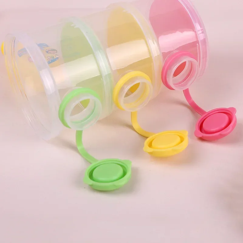 3 Layer 360ML BPA-free Baby Milk Powder Box Food Storage Box Side Open Milk Powder