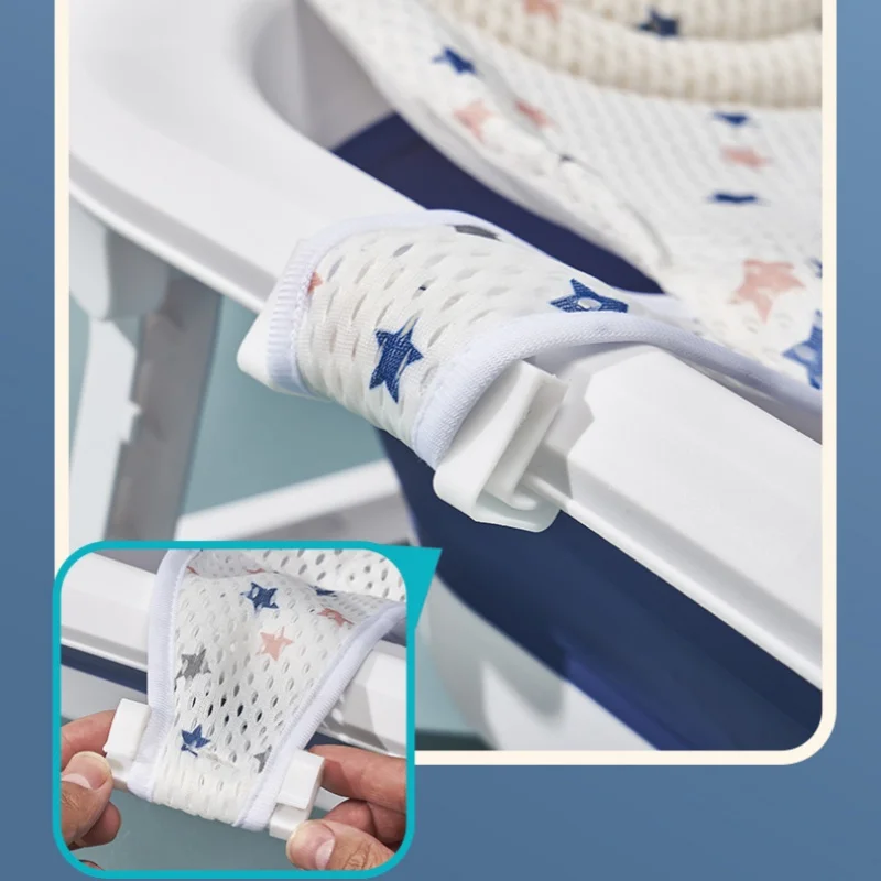 Universal Baby Bath Net Support Stand Slip-Proof Floating Rack for Newborn To Infant Bathtub Accessories Support Mat