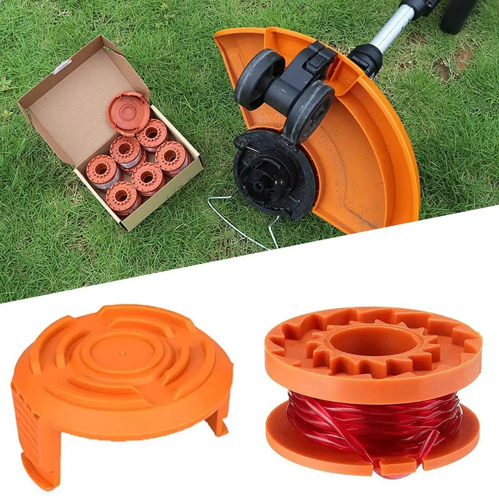 Trimmerspule, Schnur, kabelloser Rasentrimmer, Rasentrimmer, Ersatzwerkzeuge für Worx WG154 WG163 WG180 WG175 WG155 WG151 WG160