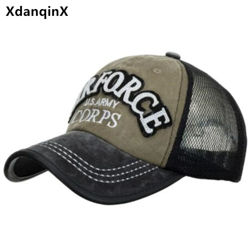 

Snapback Cap Summer Breathable Mesh Caps For Men Women Sun Protection Ventilation Baseball Cap Couples Sports Cap Fishing Hats