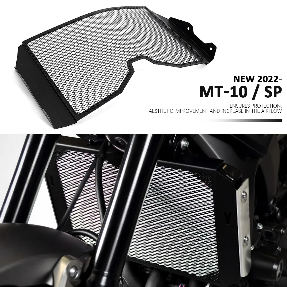 Nuovo Per Yamaha Mt-10 Mt 10 Mt10 Sp 2022 2023 Moto Radiatore Griglia Griglia Copertura Protezione Protezione Nero Mt10 Mt10